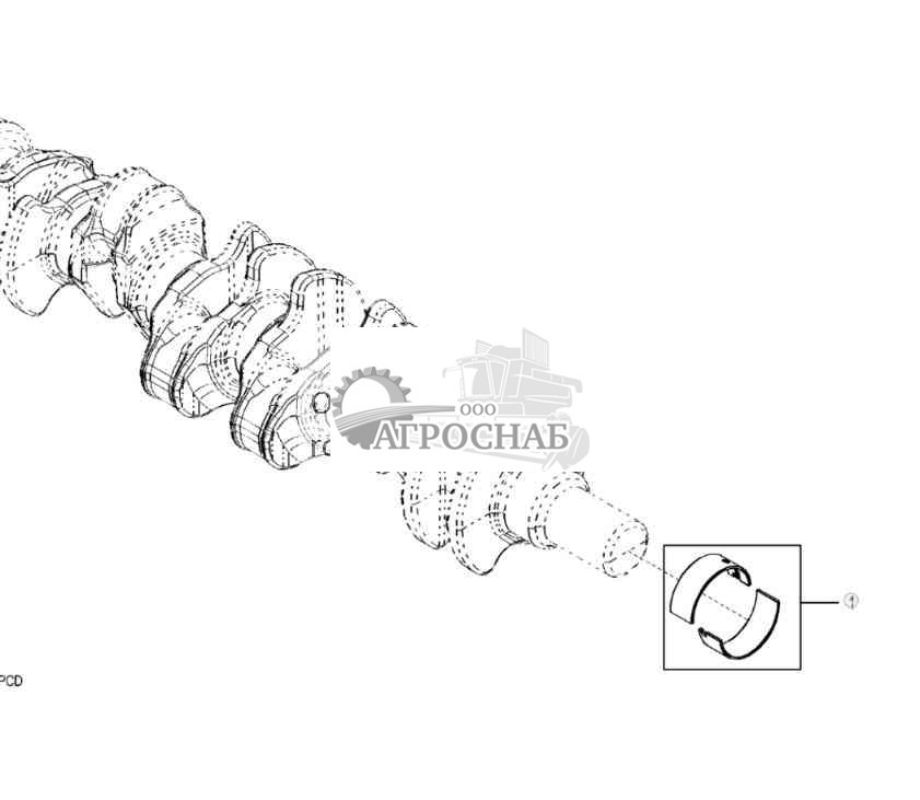 9901 Комплект упорных подшипников 